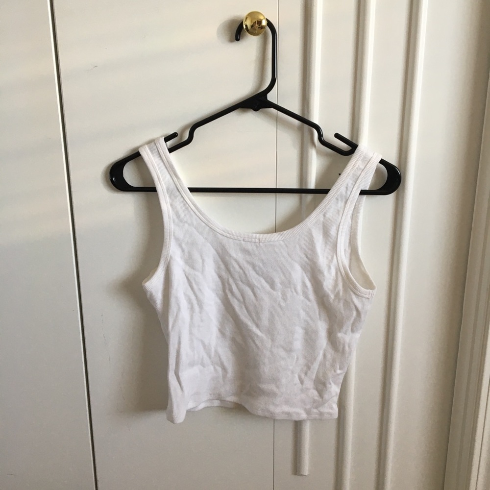 Cropped graphic tank top - Picture 3 of 3
